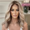 Jessie's Wig 12-14 Inch Bob Wavy Glueless Wig Ombre Blonde Highlight Color 5x5 Lace 1 Pc/Pack - 4 of 4