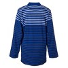 Sportoli Boys Cotton Striped Long Sleeve Polo Rugby Shirt - 2 of 3