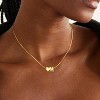 Heart Initial Necklace for Teens, 18K Gold Plated Letter Pendant for Christmas & Birthday - 4 of 4