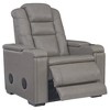 Boerna Power Recliner with Adjustable Headrest Gray - Signature Design by Ashley - 3 of 4