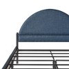 NicBex Queen Upholstered Platform Bed Frame with Curved Headboard,Metal Slats Support,Under Bed Storage,No Box Spring Needed,Easy Assembly - 4 of 4