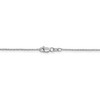 Black Bow Jewelry 1mm, 14k White Gold, Twisted Box Chain Necklace - 4 of 4