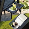 DSVIMOY 3-Seat Patio Swing Chair, Outdoor Porch Swing with Adjustable Canopy, Patio Swing Glider for Garden, Deck, Brown, 74.53"*47.48"*68.7" - 4 of 4