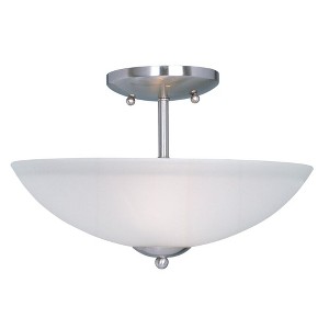 Maxim Lighting Logan 2 - Light Semi-Flush Mount in  Satin Nickel - 1 of 2