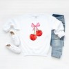 Simply Sage Market Women's Graphic Sweatshirt Coquette Cherries - 2 of 2