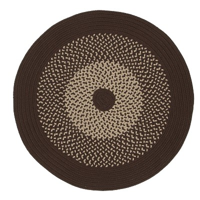 Colonial Mills Winterhold Round Area Rug - Brown 7X7