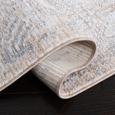 Handmade Gray Viscose Synthetic Runner Rug 2'6"x4'0"