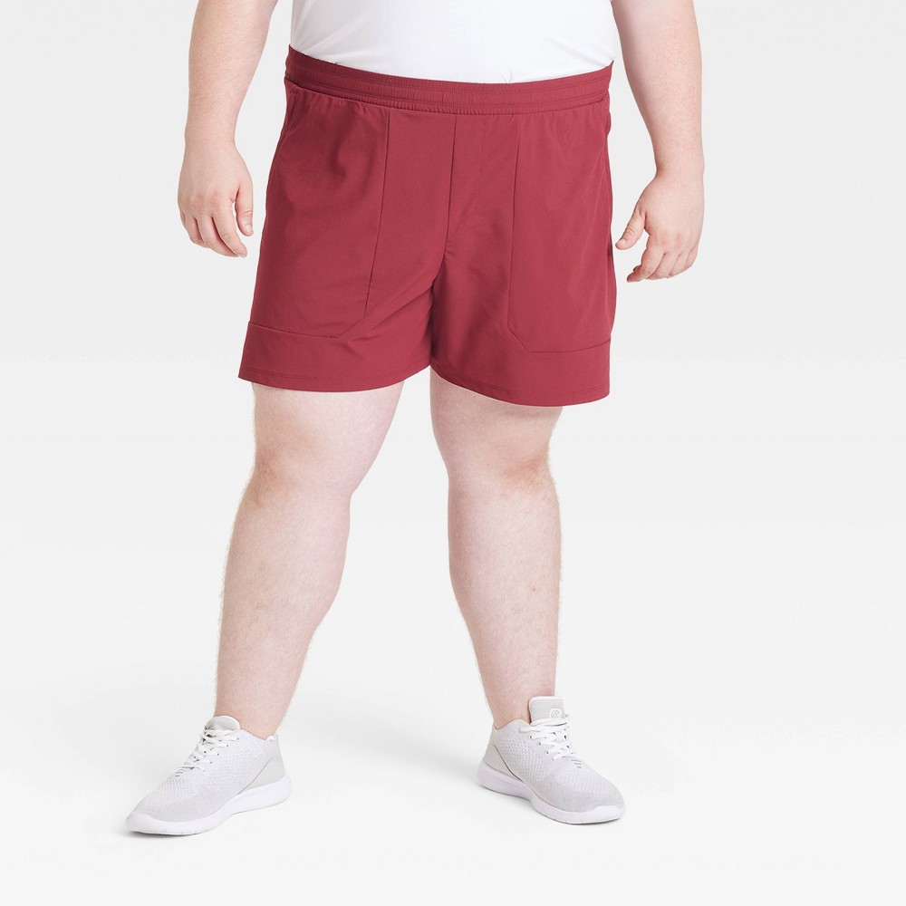 Men's Big Versatility Shorts 6" - All In Motion™ Dark Red 3XL