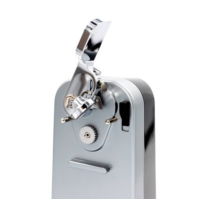 Chrome Electric Can Opener with Power Cut Blade