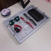 Hub Styler Silver Foldable Handle Service Tray - 2 of 4