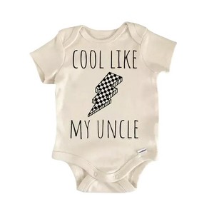 Retro Uncle Lightning Newborn Baby Onesie® Bodysuit GS1 - 1 of 4