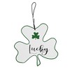 K & K INTERIORS 3.75 In Metal Irish Clover Saint Patricks Tree Ornaments - 2 of 4