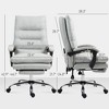 Aghana Digitals Cream White Microfibre Office Chair with 6 Vibration Massage Points, Lumbar - 4 of 4