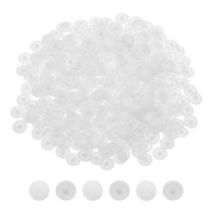 Unique Bargains Plastic Decoration Furniture White Screw Cap Covers - 1 of 4