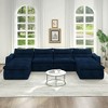 TiramisuBest Modular Right Sofa Seat–L-Shaped Lazy Floor Couch,Compressed Beanbag-Style Sofa with Ergonomic Design,No Assembly Required–Beige - 2 of 4