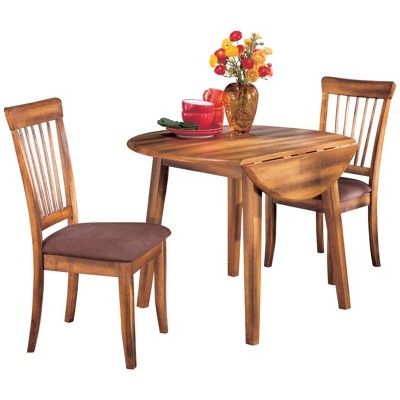 Berringer Dining Room Drop Leaf Table Rustic Brown - Ashley : Target