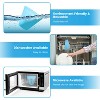 NewHome"3Pcs Reusable Silicone Food Storage Bags Leakproof, Microwave & Dishwasher Safe, Eco-Friendly"Blue White - 2 of 4