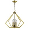 Livex Lighting Prism 5 - Light Chandelier in  Antique Brass - 4 of 4