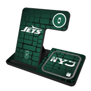 NFL AFC Teams Brick Wall 15-Watt 3 in 1 Charging Station - 1 of 4