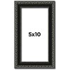 PosterPalooza | Panoramic Antique Black Picture Frame - UV Acrylic, Foam Board Backing, Hanging Hardware - 2 of 4