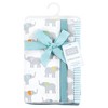 Hudson Baby Boys and Girls Cotton Poly Flannel Burp Cloths 8-Pack, One Size - 2 of 2