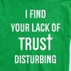 Men's - Instant Message - Lack Of Trust Disturbing Short Sleeve Graphic T-Shirt - 2 of 4