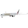 Airbus A350-900 Commercial Aircraft White with Striped Tail "Gemini 200" Series 1/200 Diecast Model Airplane by GeminiJets - 4 of 4