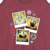 Women's - SpongeBob SquarePants - Christmas Photo Collage Graphic Racerback Tank - 2 of 4