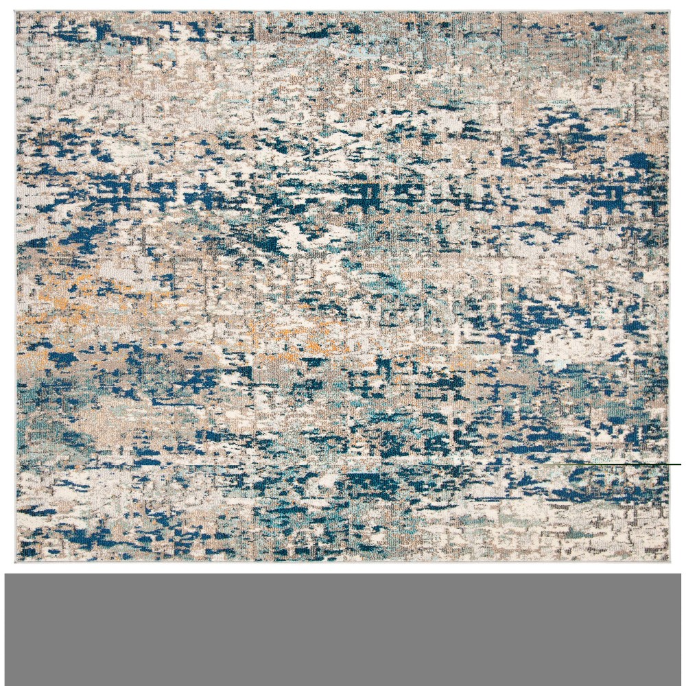 6'7in Square Renita Rug Gray/Blue - Safavieh