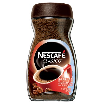 Nescafe Clasico Dark Roast Coffee, 7oz