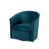 Polyester Microfiber Swivel Chair with Dacron-Wrapped Seat, Foam Cushion, and 360-Degree Swivel - 4 of 4