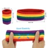 Unique Bargains Terry Cloth Sports Athletic Gym Working Out Headband Wristband Sweatband 6 Sets - 2 of 4