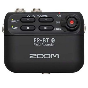 Zoom F2-BT Lavalier Recorder with Bluetooth, 32-Bit Float Recording, Audio for Video, Wireless Timecode Synchronization - 1 of 4