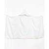 American Soft Linen Turkish Baby Toddler Hooded Bath Towel Set, 100% Cotton Soft Fluffy Baby Toddler Hooded After Shower Towels - 2 of 4