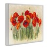 Stupell Industries Red Poppy Florals Soft Green Meadow Grass Framed Giclee Art - 2 of 4