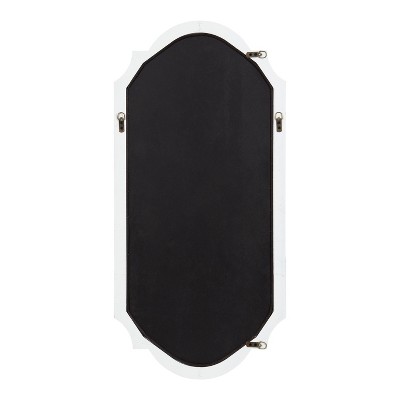 Fairbourne Rustic Gray Full-Length Rectangular Wood Wall Mirror