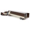 First Gear DCP 1/64 Brown & Cream Peterbilt 389 63'' Mid-Roof Sleeper w/ 53' Utility Trailer 60-1675 - 4 of 4