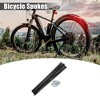 Unique Bargains 14G J Bend Bike Spokes with Nipples Steel Black 36 Pcs - 2 of 4