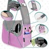 PetAmi Small Dog Sling Carrier, Soft Crossbody Puppy Carrying Purse, Adjustable Breathable Travel Pet Cat Pouch to Wear for Traveling - 3 of 4