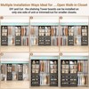 Aheaplus Closet System with 8 Drawers, Walk-in Wardrobe Organizer with 4 Hanging Rods - 4 of 4