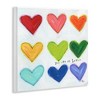Stupell Industries You Are So Loved Rainbow Hearts, 12" x 12" - 3 of 4