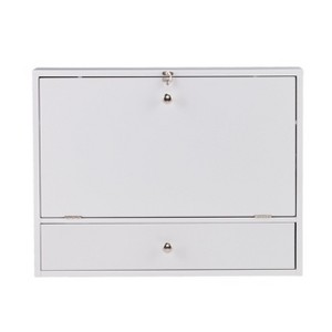 Benwick Wall Mount Folding Laptop Desk - HO8291 - White - SEI - 1 of 4