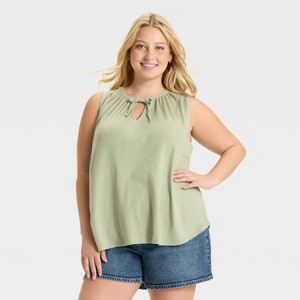 Women's V-Neck Swing Blouse - Ava & Viv™ - 1 of 3