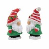 Department 56 Villages 1.75 In Candy Cane Gnomes Christmas Santa Suit Village Figurines - 3 of 3