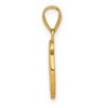 Black Bow Jewelry 14k Yellow Gold, Mimi Collection, Small Script Initial O Pendant - 2 of 4
