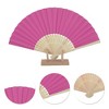 Unique Bargains Halloween Christmas Portable DIY 7-Inch Blank Folding Fan 1 Pc - 3 of 4