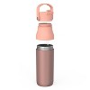 Zak Designs Harmony Encore 32oz Stainless Steel Double Wall Vacuum Bottle with Straw - 4 of 4