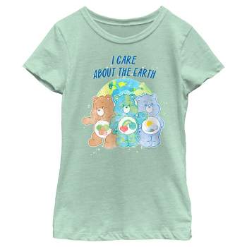Girl's Care Bears I Care About the Earth T-Shirt