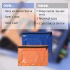 Paaaawaters Pencil Pouch, Blue and Orange, 2 Fabric Pencil Pouches, Binder Pockets, Pencil Case, Binder Pouch, Canvas - 4 of 4
