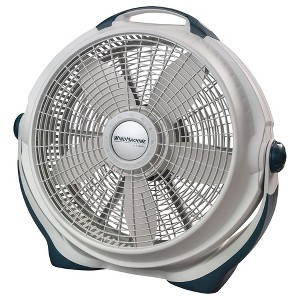 Lasko Wind Machine 3300 20 Inch 3 Speed Cooling Pivoting Head Floor Fan, Gray - 1 of 4